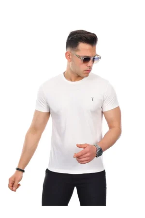 یقه دوچرخه Mult -Standard Mel -Men's Men's Mel -Standard Cut 100 ٪ پنبه 5 T -shirt بسته -3080