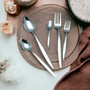 ست قاشق و چنگال 30 پارچه‌ای برای 6 نفر مدل تیز (در بسته بندی) - 3824