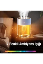 خوش‌بوکننده هوای اولتراسونیک با ظرفیت 2 لیتر و دارای 3 حالت بخار LED - 3976