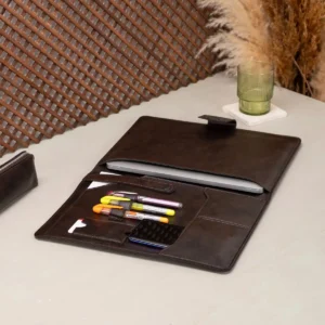 لپ تاپ چرمی PU MacBook 13 ، 13.3 ، 13.6 ، 14 اینچ M1 M2 M2 M3 Laptop Pro Air Organizer Case Case Bag - 2906