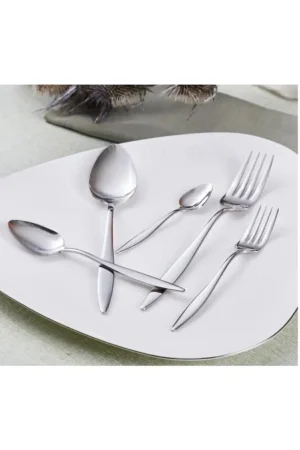 ست قاشق و چنگال 30 پارچه‌ای برای 6 نفر مدل تیز (در بسته بندی) - 3824