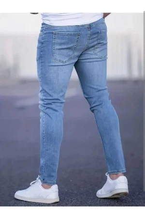 شلوار جین شلوار جین مردانه آبی مردانه - 3270