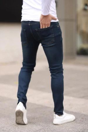 شلوار جین شلوار جین ناخن Lycra Lycra Lycra Green Slim Fit Lycra - 3278