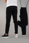 شلوار جین Lycra Slim Fit Lycra Black Black - 3266