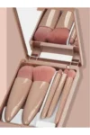 Mirror قابل حمل 5 -Makeup برس تنظیم سایه چشم ، پایه ، مخلوط کردن سرخ ، برس آرایش - 3024