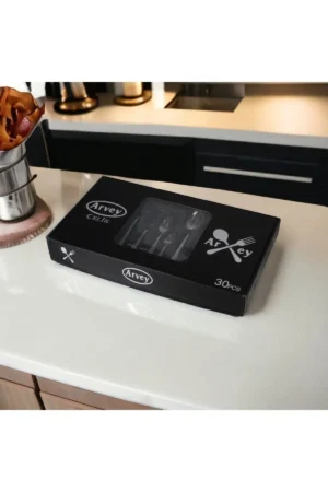 ست قاشق و چنگال 30 پارچه‌ای برای 6 نفر مدل تیز (در بسته بندی) - 3824