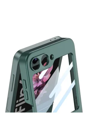 کاپ فلیپ سامسونگ گلکسی Z Flip 6 با حرف Z، دارای حلقه نگهدارنده و پایه دار، با قابلیت تاشو - 3622