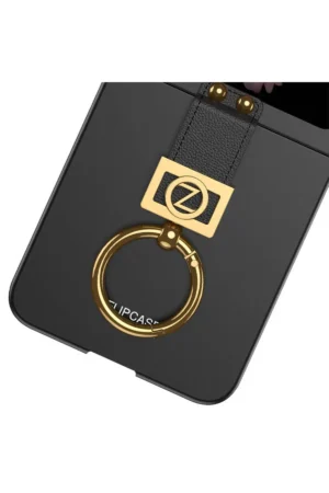 کاپ فلیپ سامسونگ گلکسی Z Flip 6 با حرف Z، دارای حلقه نگهدارنده و پایه دار، با قابلیت تاشو - 3622