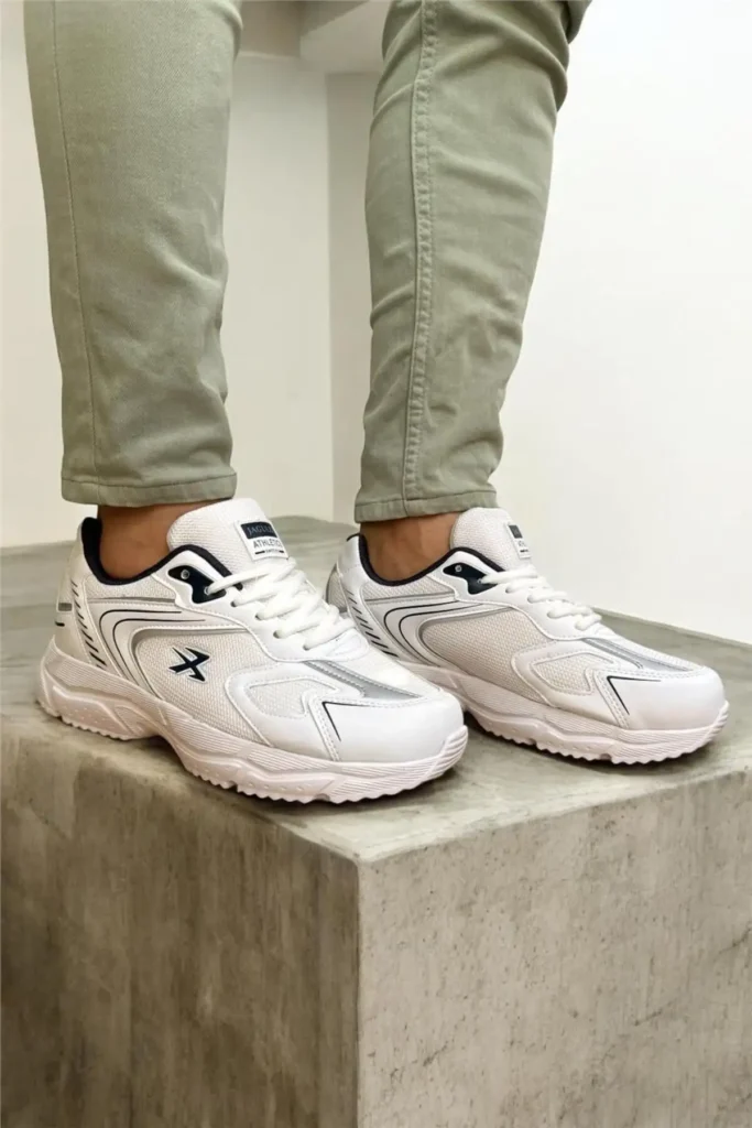 کفش ورزشی دفع آب Unisex White - Navy - 3380