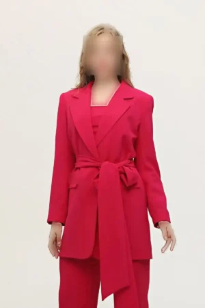 ژاکت شلوار زراعی مجموعه سه گانه Fuchsia 0106308 - 3314