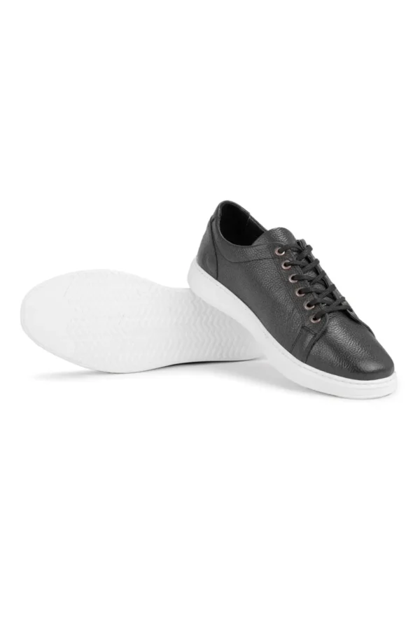 Verano Real Leather Mens کفش های ورزشی تابستانی، Light Shoes Black - 3493 - 3493