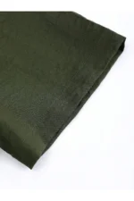 ست پیراهن مردانه با طرح نخل، از پارچه کتان و آستین کوتاه، با دکمه تک ردیفی و شلوار بلند با بند کمر. - 4698