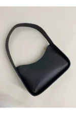 کیف دسته‌دار مشکی با طرح کروکودیل زنانه - 4137