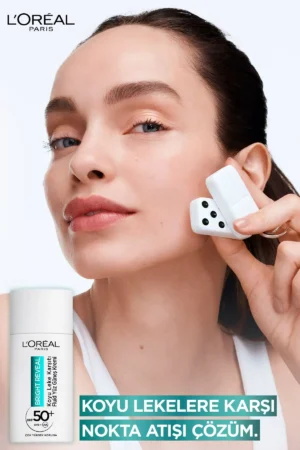 کرم ضد آفتاب روزانه فلوئید L'oréal Paris Bright Reveal با SPF 50 برای مقابله با لک‌های تیره - 50 میلی‌لیتر - 4484
