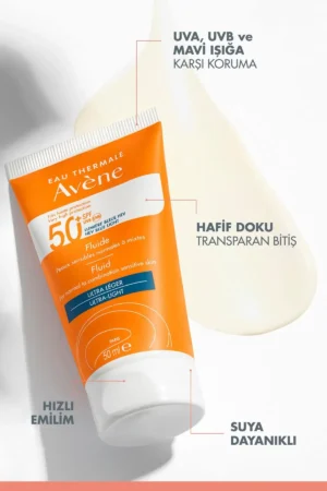 کرم ضد آفتاب صورت با حفاظت بالا SPF 50+ مناسب برای پوست‌های نرمال و مختلط - ۵۰ میلی‌لیتر - 4469