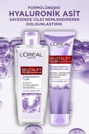 تونیک پُرکننده لورال پاریس Revitalift با عصاره هیالورونیک اسید 200 میلی‌لیتر - 4464