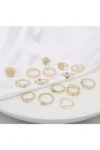 ست 15 عددی حلقه‌های الگو وینتج و بوهمی با سبک آلاچاتی در اندازه‌های مختلف - 4801