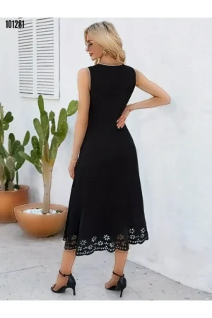 پیراهن میدی تابستانی زنانه با طرح گلدار - 6141