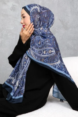 شال با طرح قوم‌نگاری رترو، پارچه وارداتی، کیفیت بالا و شال فصل جدید - 6023