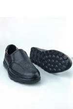 FM401 کفش اورتوپدیک مردانه روزمره با پاشنه استخوانی از چرم طبیعی - 5393