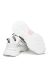 کفش ورزشی زنانه پودری رنگ سفید - 5679