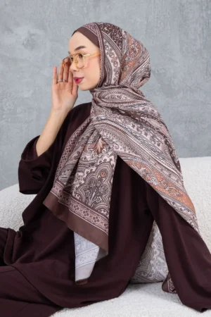 شال پنبه‌ای با طرح قومیت rétro ، پارچه وارداتی ، کیفیت بالا و شال فصل جدید - 5979