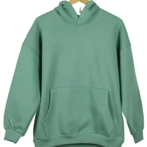 ست سویشرت و شلوار زنانه کتان گشاد و oversize با پارچه شاردون سه‌نخ مخصوص زمستان - 5664