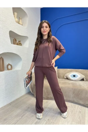 OYS Modal Fabric Likralı روزانه و استایل پایین - تیم برتر Matching Team - 6300