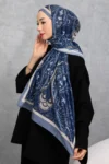 شال پنبه‌ای با طرح رترو اتیل، پارچه وارداتی، کیفیت بالا و شال فصل جدید - 5973