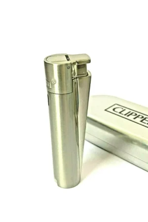 فندک توربو 1300c کاملاً فلزی نقره‌ای مدل جدید با محافظ و شخصی‌سازی شده - 5422
