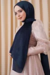 ابیة جنجان پارلاک ساتن دوکولو تسته‌تور ابیة شيفون لاجينفرت شال - 5989