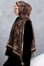شال پنبه‌ای با الگوی رترو و قومی، پارچه وارداتی، کیفیت بالا و شال متعلق به فصل جدید - 5957