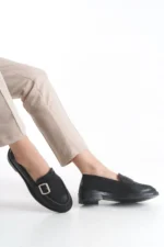 کفش زنانه لافر کژوال روزمره مشکی - 6780