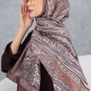 شال پنبه‌ای با طرح قومیت rétro ، پارچه وارداتی ، کیفیت بالا و شال فصل جدید - 5979