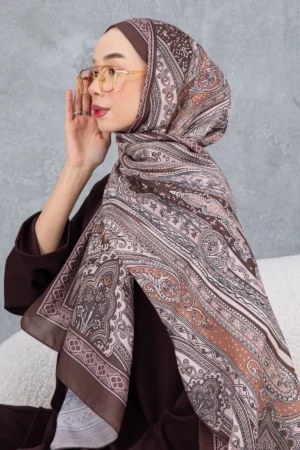 شال پنبه‌ای با طرح قومیت rétro ، پارچه وارداتی ، کیفیت بالا و شال فصل جدید - 5979