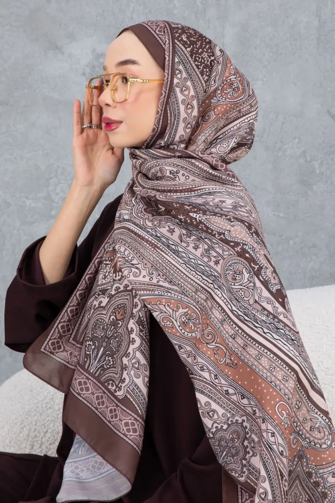 شال پنبه‌ای با طرح قومیت rétro ، پارچه وارداتی ، کیفیت بالا و شال فصل جدید - 5979