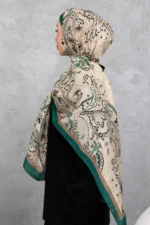 شال پنبه‌ای با طرح اتنیک رترو، پارچه وارداتی، کیفیت بالا و شال فصل جدید - 5978