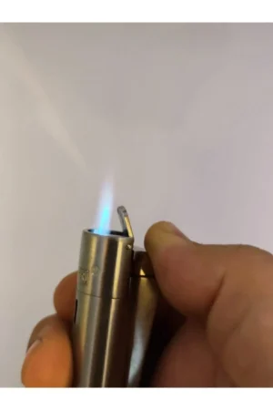فندک توربو 1300c کاملاً فلزی نقره‌ای مدل جدید با محافظ و شخصی‌سازی شده - 5422