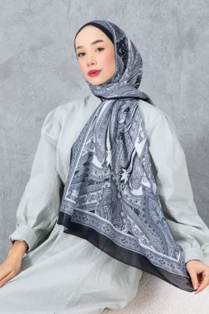 شال پنبه‌ای با طرح قومی رترو، پارچه وارداتی، کیفیت بالا و شال فصل جدید - 6009