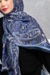 شال با طرح قوم‌نگاری رترو، پارچه وارداتی، کیفیت بالا و شال فصل جدید - 6023