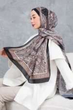 شال پنبه‌ای با طرح رترو و قومی، پارچه وارداتی، کیفیت بالا و شال فصل جدید - 5996