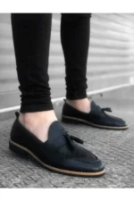 کفش راحتی مردانه با پاپوش و پاشنه کوتاه - 5364