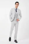 کت و شلوار مردانه 5032-خاکستری-2 - 5324