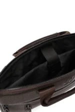 کیف اداری مردانه قهوه‌ای بند بلند 24SBD3104FT - 5458
