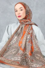 شال پنبه‌ای با طرح قومیتی رترو، پارچه وارداتی، کیفیت بالا و شال فصل جدید - 6002