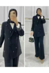 ست کت و شلوار مشکی کادین - ۳۶۱ - 6170