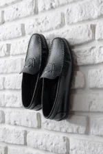 1. کفش روزمره مردانه از چرم طبیعی 2. کفش لوفر 3. کفش تابستانی مردانه - 5377