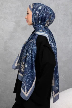 شال پنبه‌ای با طرح رترو اتیل، پارچه وارداتی، کیفیت بالا و شال فصل جدید - 5973