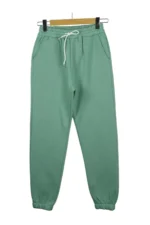 ست سویشرت و شلوار زنانه کتان گشاد و oversize با پارچه شاردون سه‌نخ مخصوص زمستان - 5664