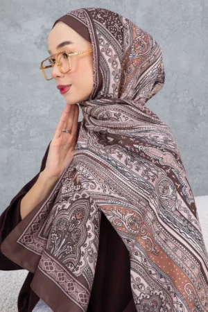 شال پنبه‌ای با طرح قومیت rétro ، پارچه وارداتی ، کیفیت بالا و شال فصل جدید - 5979